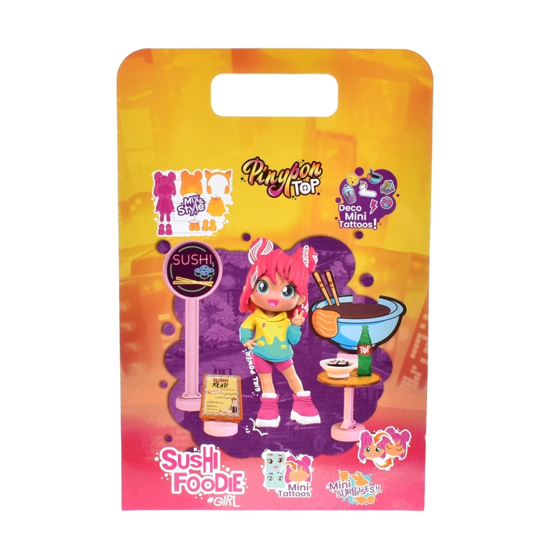 MUÑECA 11 CM FOODIE GIRLS PINYPON TOP - SUSHI - 4