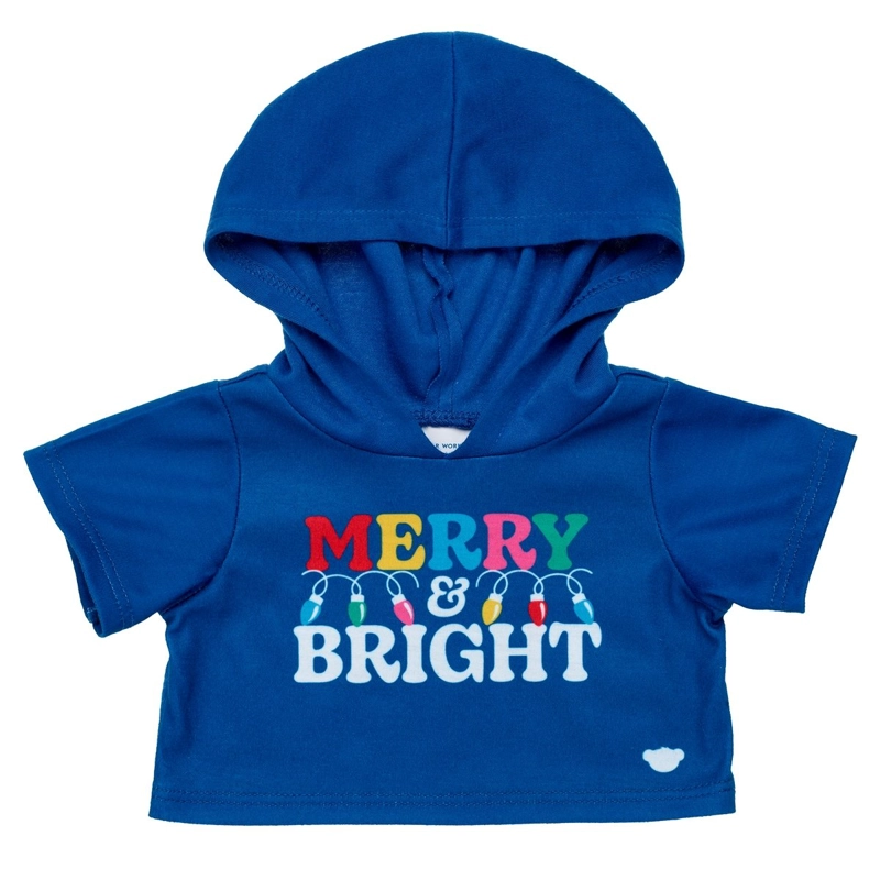 POLERON AZUL MERRY Y BRIGHT BUILD-A-BEAR - 1