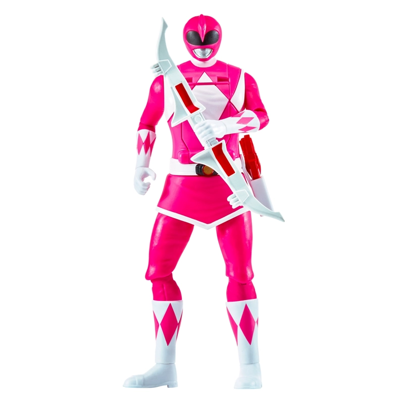 POWER RANGERS FIGURA GIRA CABEZA - PINK RANGER - 1