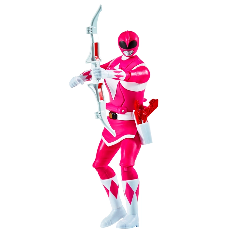 POWER RANGERS FIGURA GIRA CABEZA - PINK RANGER - 2