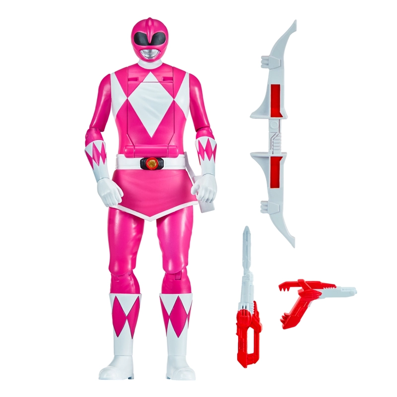 POWER RANGERS FIGURA GIRA CABEZA - PINK RANGER - 4
