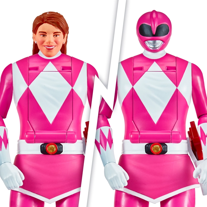 POWER RANGERS FIGURA GIRA CABEZA - PINK RANGER - 5
