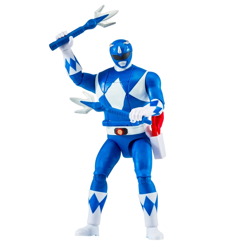 POWER RANGERS FIGURA GIRA CABEZA - BLUE RANGER - 1