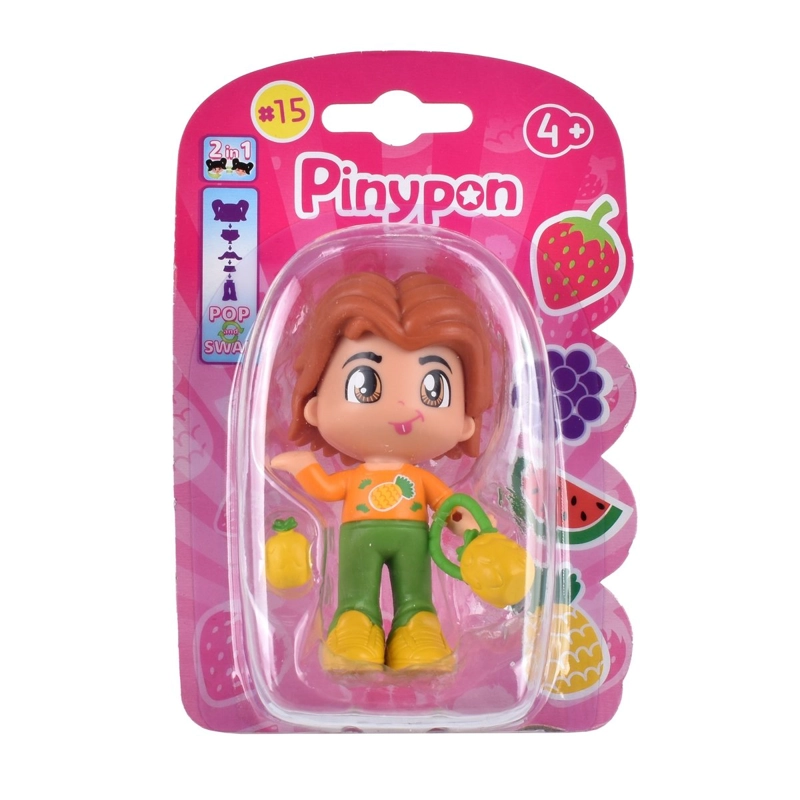 MUÑECA PINYPON CON ACCESORIO - CAFE - 3
