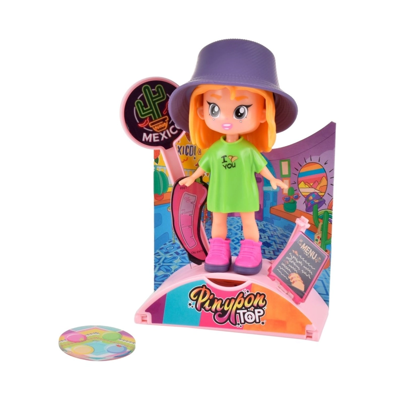 MUÑECA 11 CM FOODIE GIRLS PINYPON TOP - COMIDA MEXICANA - 1