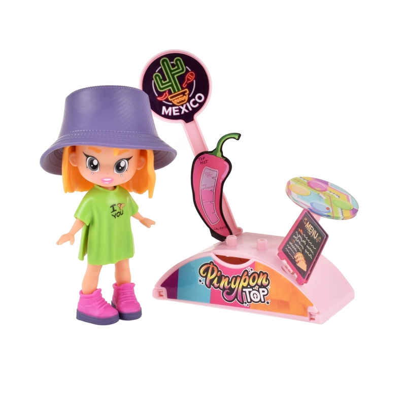 MUÑECA 11 CM FOODIE GIRLS PINYPON TOP - COMIDA MEXICANA - 5