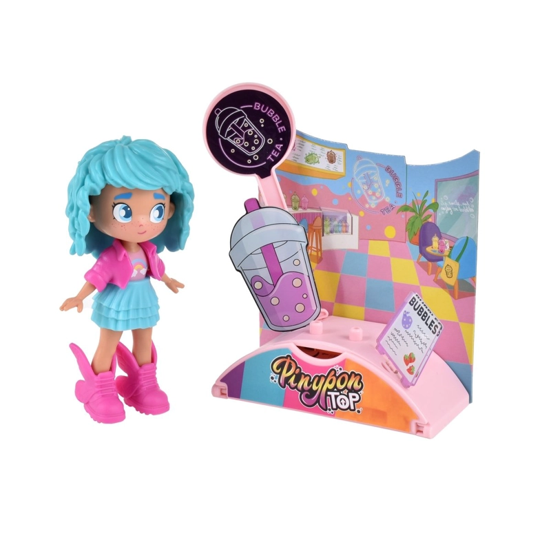 MUÑECA 11 CM FOODIE GIRLS PINYPON TOP - TE  DE BURBUJAS - 1