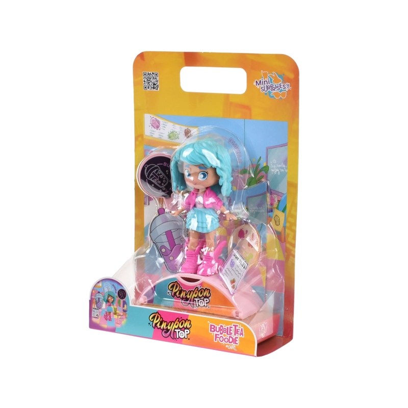 MUÑECA 11 CM FOODIE GIRLS PINYPON TOP - TE  DE BURBUJAS - 2