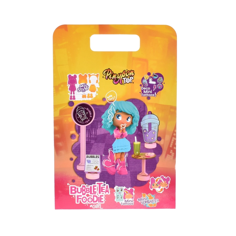 MUÑECA 11 CM FOODIE GIRLS PINYPON TOP - TE  DE BURBUJAS - 4