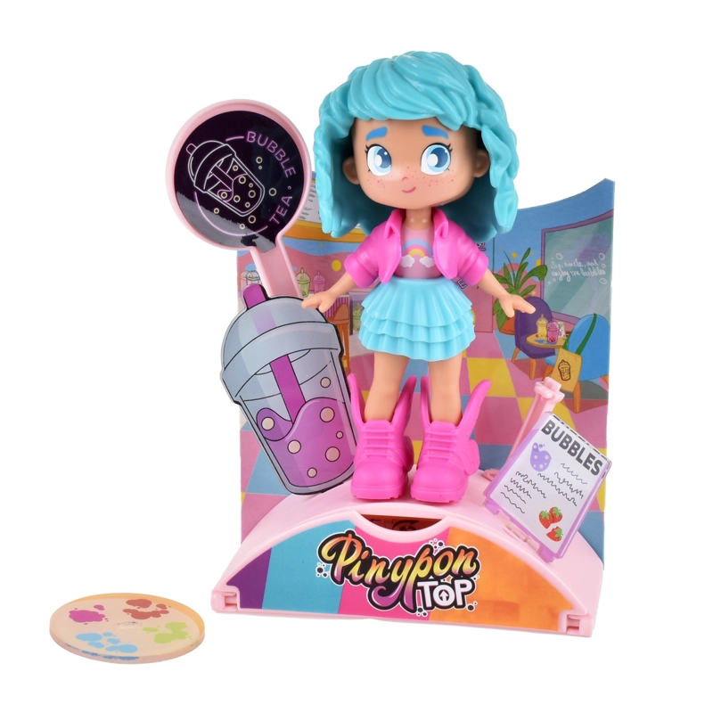 MUÑECA 11 CM FOODIE GIRLS PINYPON TOP - TE  DE BURBUJAS - 5