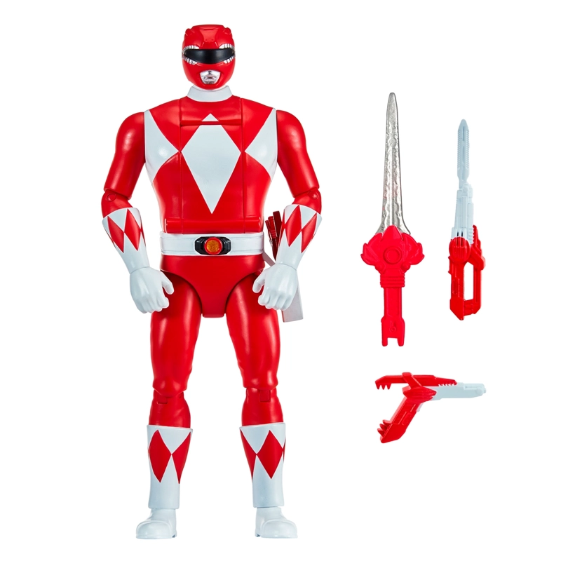 POWER RANGERS FIGURA GIRA CABEZA - RED RANGER - 2
