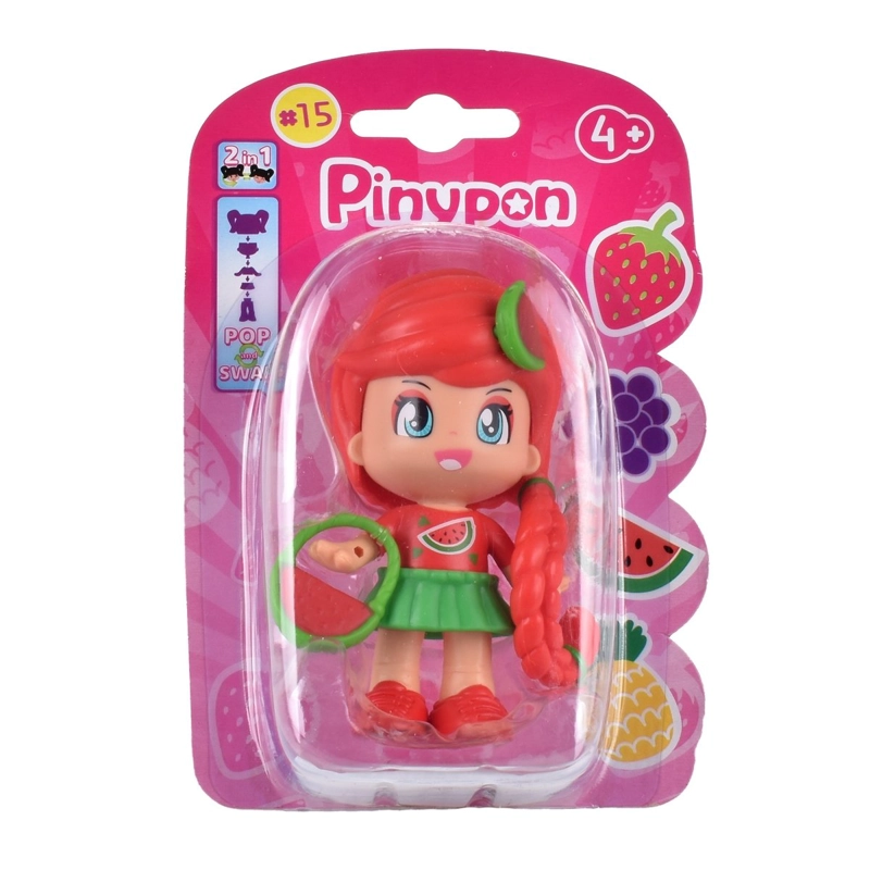 MUÑECA PINYPON CON ACCESORIO - ROJO - 3