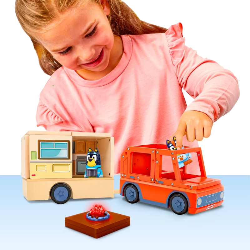 BLOQUES CONSTRUCCION MAGNE TICOS BLUEY CAMPER TILE TOWN - 2