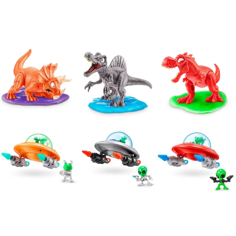 HUEVO SMASHERS DINOSAURIOS V/S ALIENS DE ZURU - 1