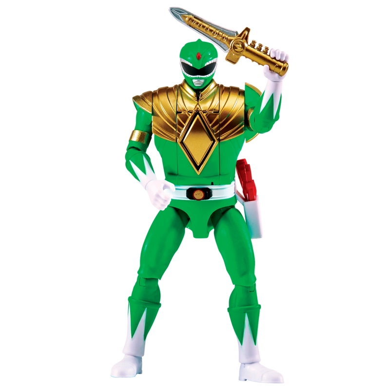POWER RANGERS FIGURA GIRA CABEZA - GREEN RANGER - 1