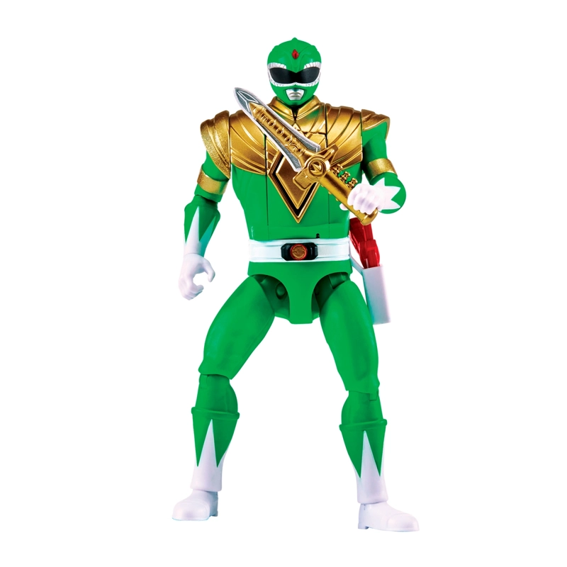 POWER RANGERS FIGURA GIRA CABEZA - GREEN RANGER - 2