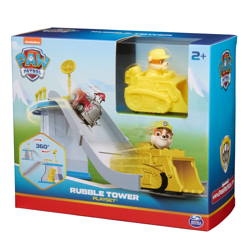 VEHICULO PAW PATROL MINI TORRE RUBBLE CON AUTO - 3