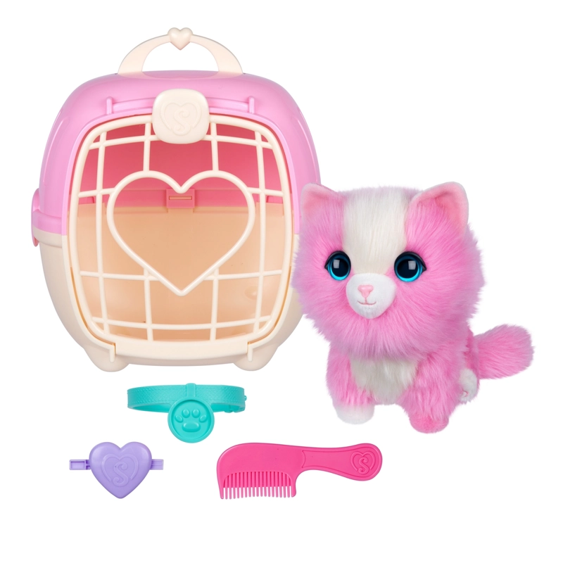 PELUCHE RESCATAME CASITA Y ACC SCRUFF A LUVS - GATO ROSADO - 5