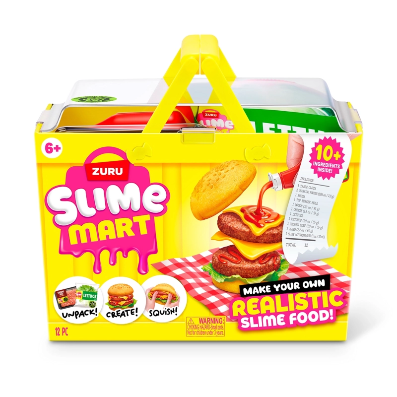 CANASTO DE COMPRA SLIME MART DE ZURU - HAMBURGUESA - 3