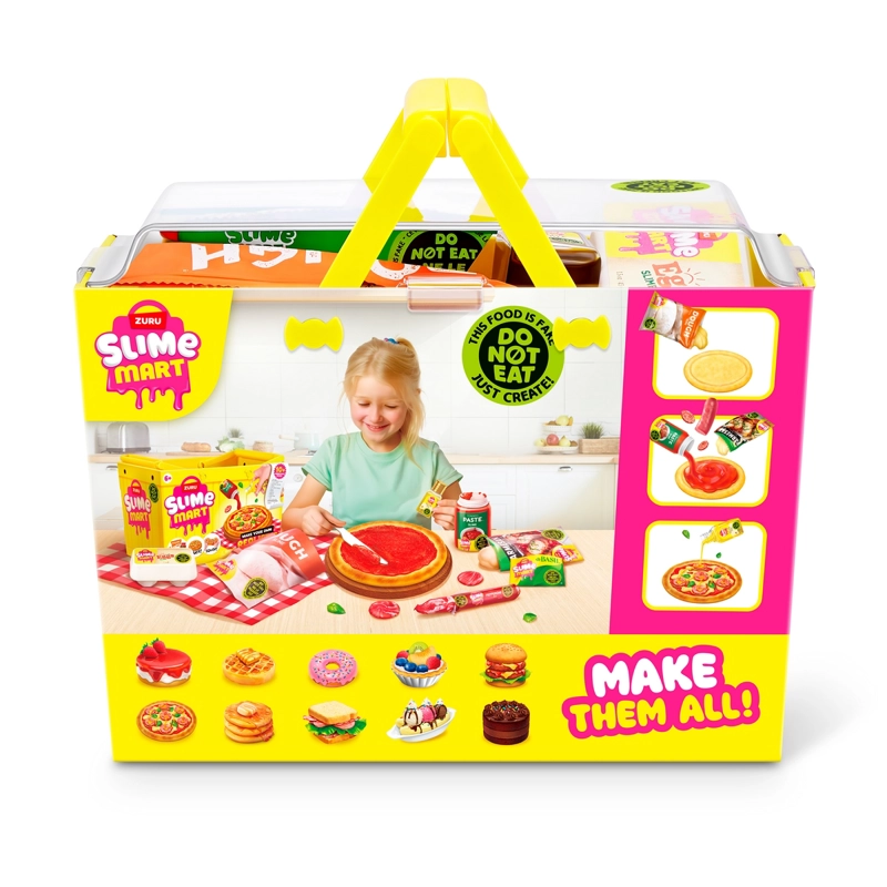 CANASTO DE COMPRA SLIME MART DE ZURU - PIZZA - 4
