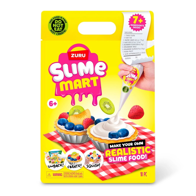 BOLSA DE COMPRA SLIME MART DE ZURU - TARTA DE FRUTAS - 3