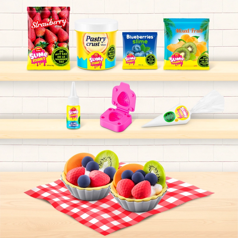 BOLSA DE COMPRA SLIME MART DE ZURU - TARTA DE FRUTAS - 8