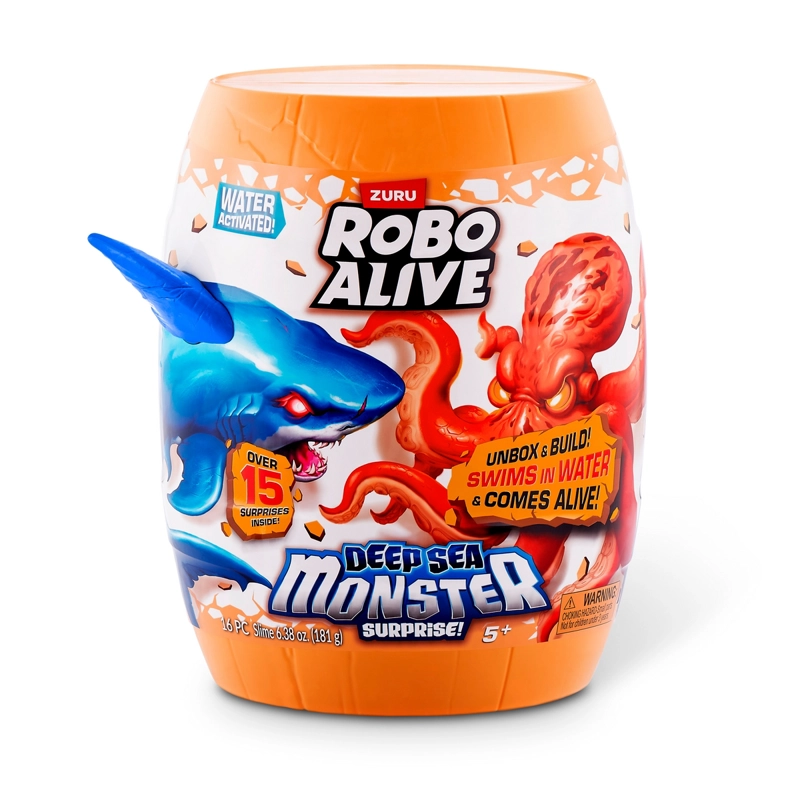 MONSTRUOS PROFUNDIDADES MARINAS ROBO ALIVE DE ZURU - TIBURON - 3