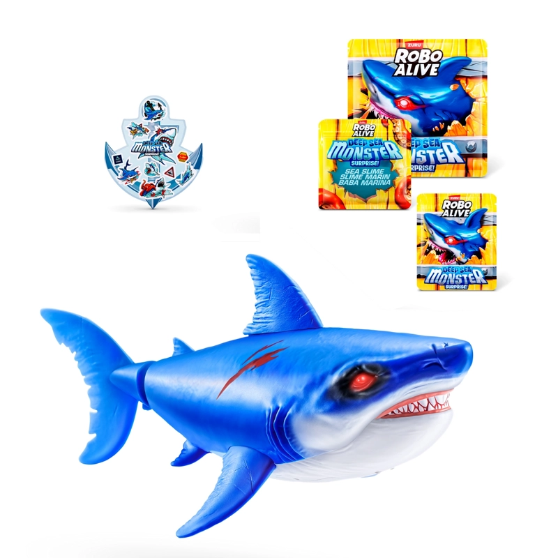 MONSTRUOS PROFUNDIDADES MARINAS ROBO ALIVE DE ZURU - TIBURON - 4
