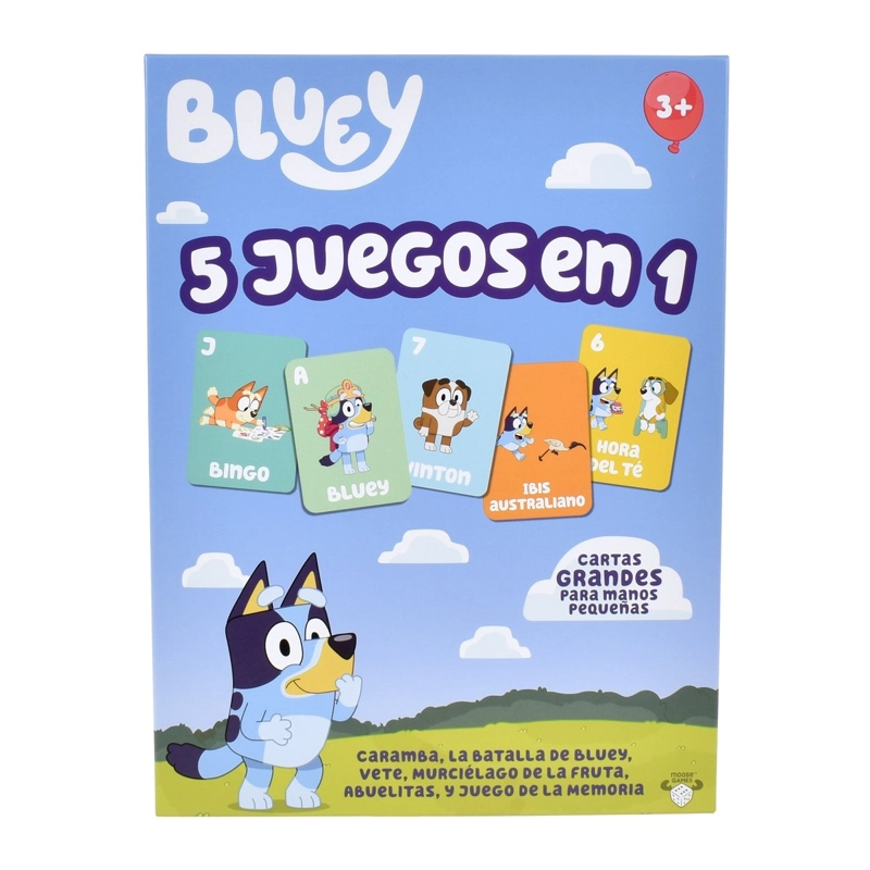 JUEGO DE CARTAS 5 EN 1 BLUEY - 3
