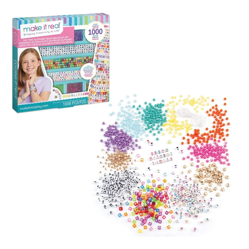 MAKE IT REAL SET PULSERAS ALFABETO - 1
