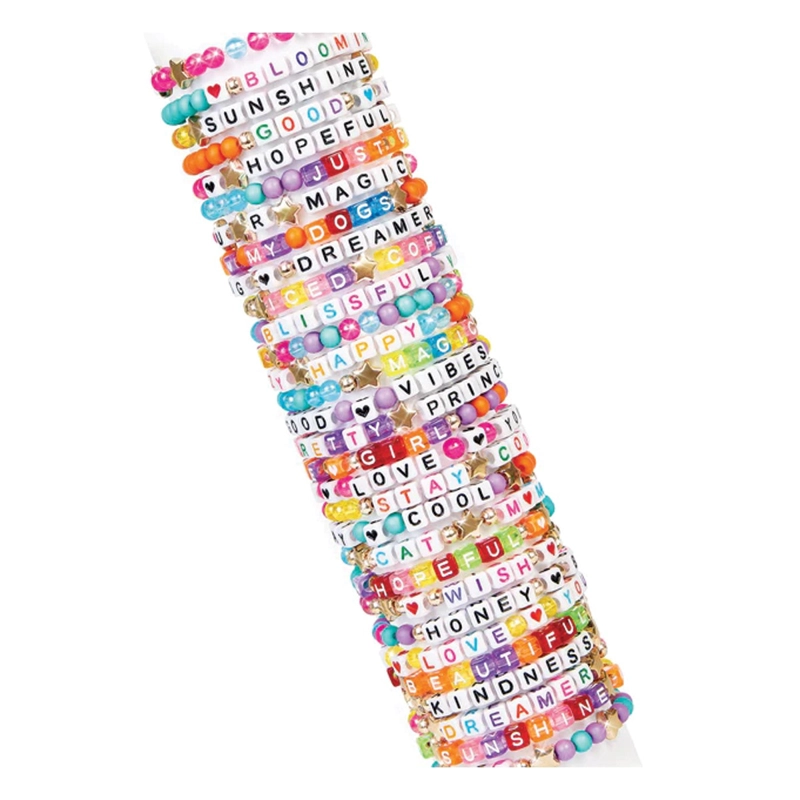 MAKE IT REAL SET PULSERAS ALFABETO - 5
