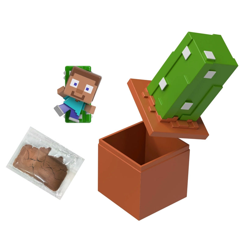 FIGURA DE ACCION MINECRAFT VANILLA MINI MINING - CACTUS - 1