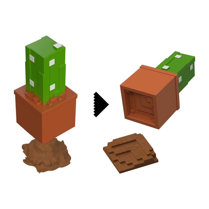 FIGURA DE ACCION MINECRAFT VANILLA MINI MINING - CACTUS - 3