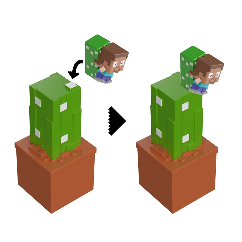 FIGURA DE ACCION MINECRAFT VANILLA MINI MINING - CACTUS - 7