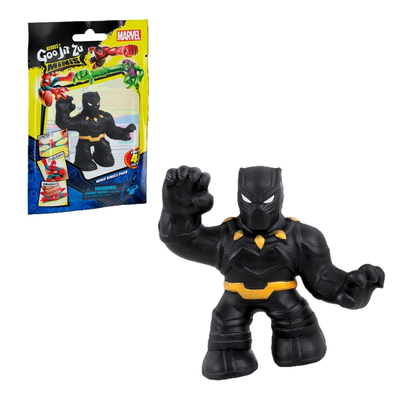 HEROE DE GOO JIT ZU MARVEL MINIS SINGLES - BLACK PANTHER - 1