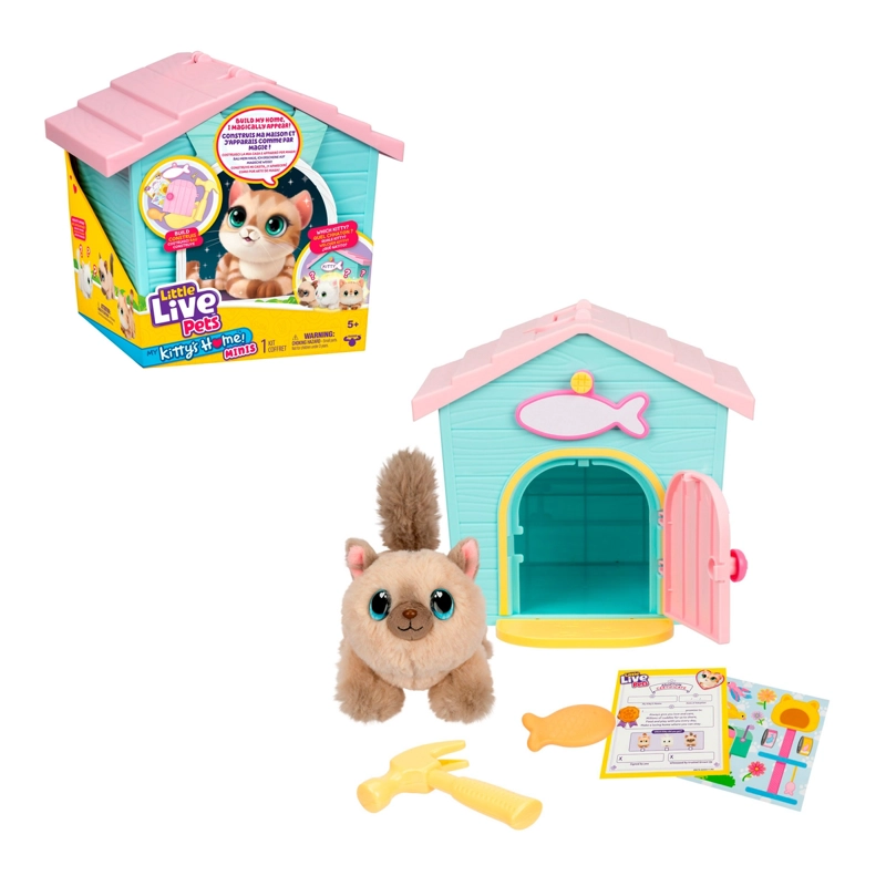 LITTLE LIVE PETS S3 CASA GATITOS SET JUEGO MINI - 1