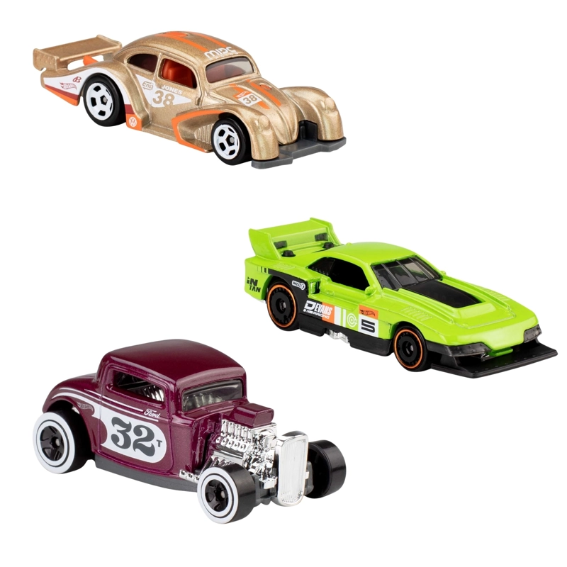 PACK 5 AUTOS HOTWHEELS - RAPIDO Y FURIOSO HW RETRO RACERS - 1