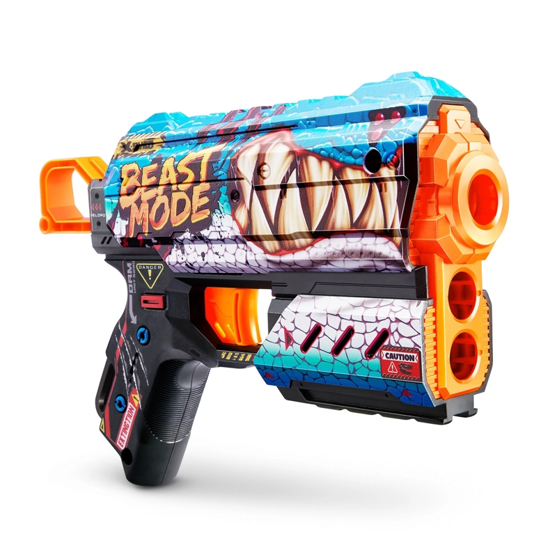 LANZA DARDOS FLUX SKINS CON 8 DARDOS X-SHOT - BEAST OUT - 1