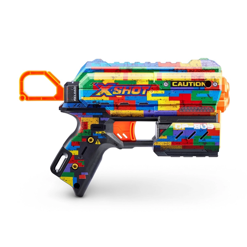LANZA DARDOS FLUX SKINS CON 8 DARDOS X-SHOT - STRIPER - 2