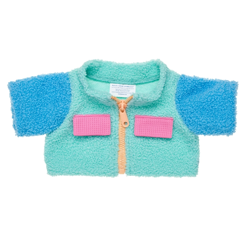 CHAQUETA SHERPA CELESTE BUILD-A-BEAR - 1