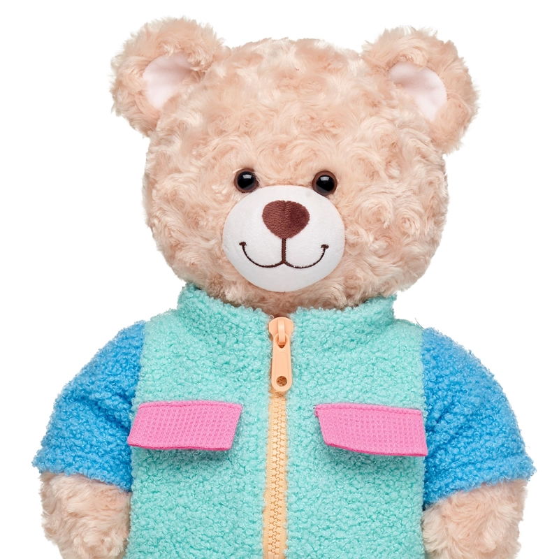 CHAQUETA SHERPA CELESTE BUILD-A-BEAR - 2