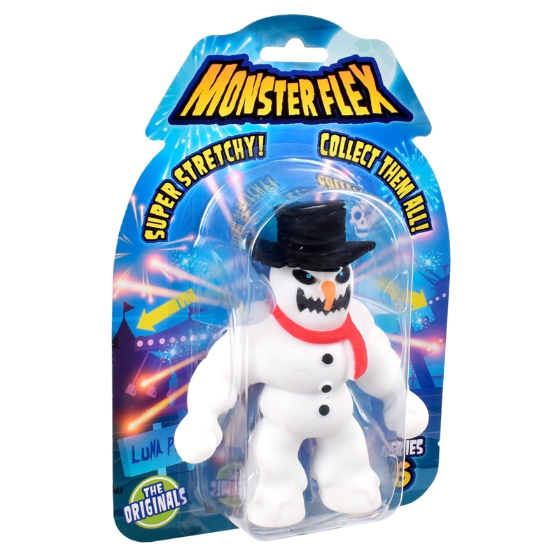 FIGURA STRETCH DE GOMA DE 15 CMS QUE SE ESTIRA - SNOW BADMAN - 2