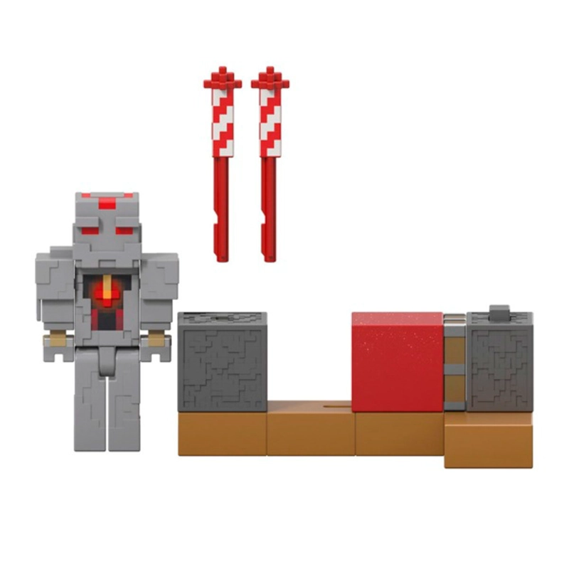 MINECRAFT FIGURA 8CM- FUEGOS ARTIFICIALES DEL PROTECTOR - 1