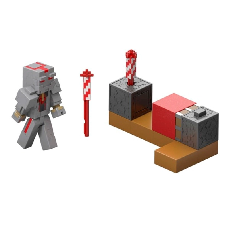 MINECRAFT FIGURA 8CM- FUEGOS ARTIFICIALES DEL PROTECTOR - 4