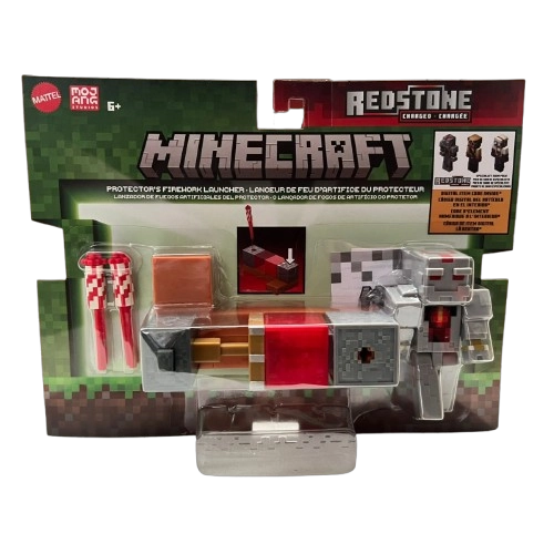 MINECRAFT FIGURA 8CM- FUEGOS ARTIFICIALES DEL PROTECTOR - 5