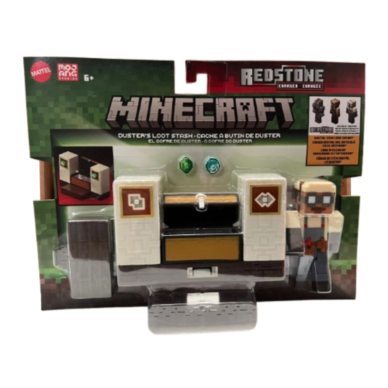MINECRAFT CORE FIGURA DE 8CM 2-PACK - EL COFRE DE DUSTER - 3