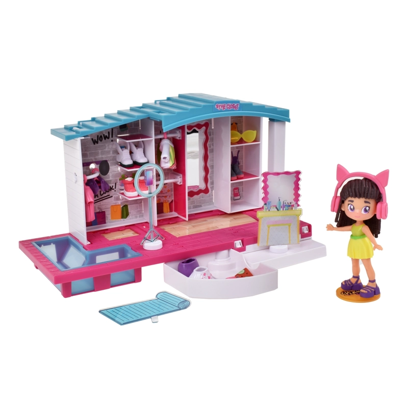 PLAYSET CLOSET ESTILOSO Y MUÑECA 11 CM PINYPON TOP - 2