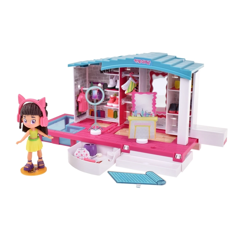 PLAYSET CLOSET ESTILOSO Y MUÑECA 11 CM PINYPON TOP - 3
