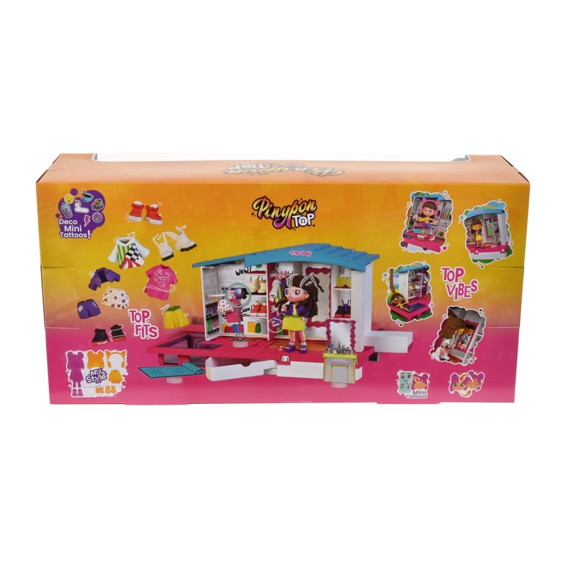 PLAYSET CLOSET ESTILOSO Y MUÑECA 11 CM PINYPON TOP - 6