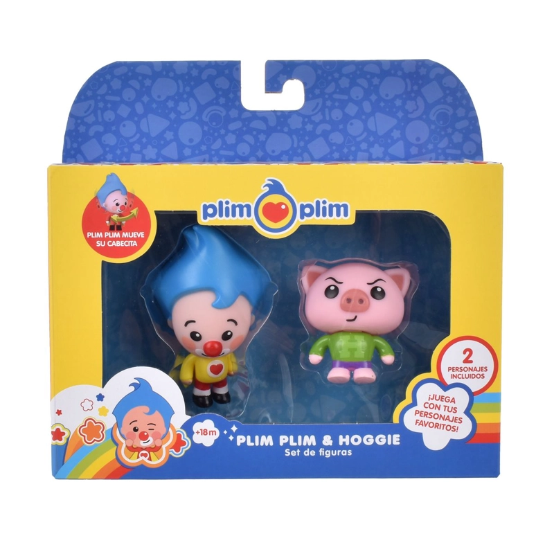 SET 2 FIGURAS PLIM PLIM – PLIM PLIM Y HOGGIE - 4